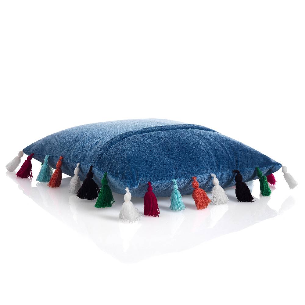 Oresteluchetta Cuscino VELVET DECOR BLUE Vendite Flash