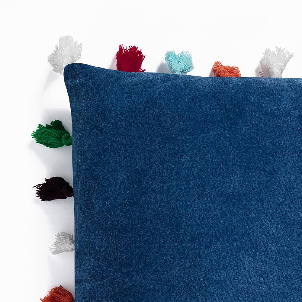 Oresteluchetta Cuscino VELVET DECOR BLUE Vendite Flash