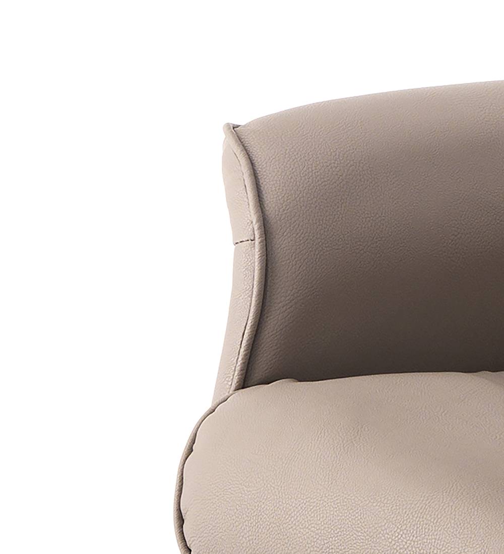 Oresteluchetta poltrona comfort girevole con pouf NORY TORTORA Moda