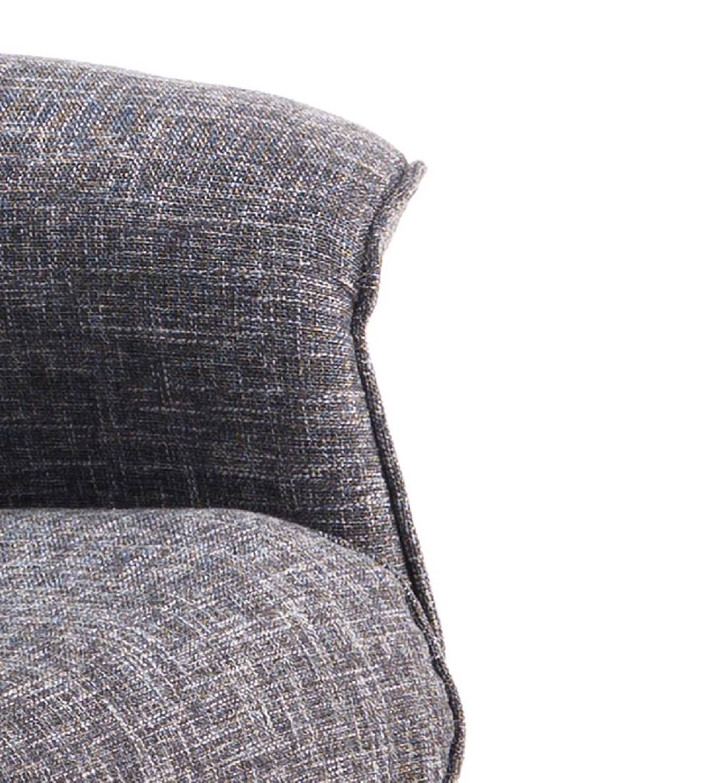 Oresteluchetta poltrona comfort girevole con pouf NORY Promozione