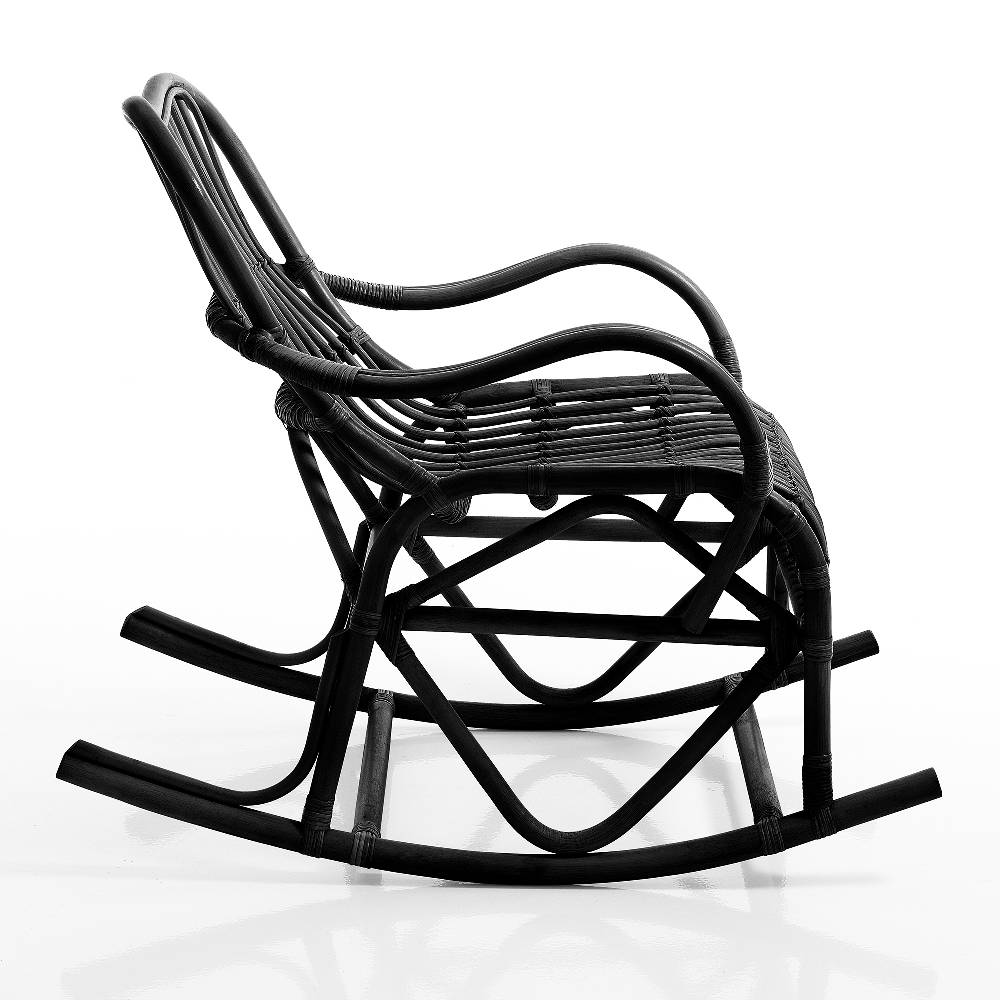 Oresteluchetta Sedia a dondolo PEACE BLACK Promozione Limitata