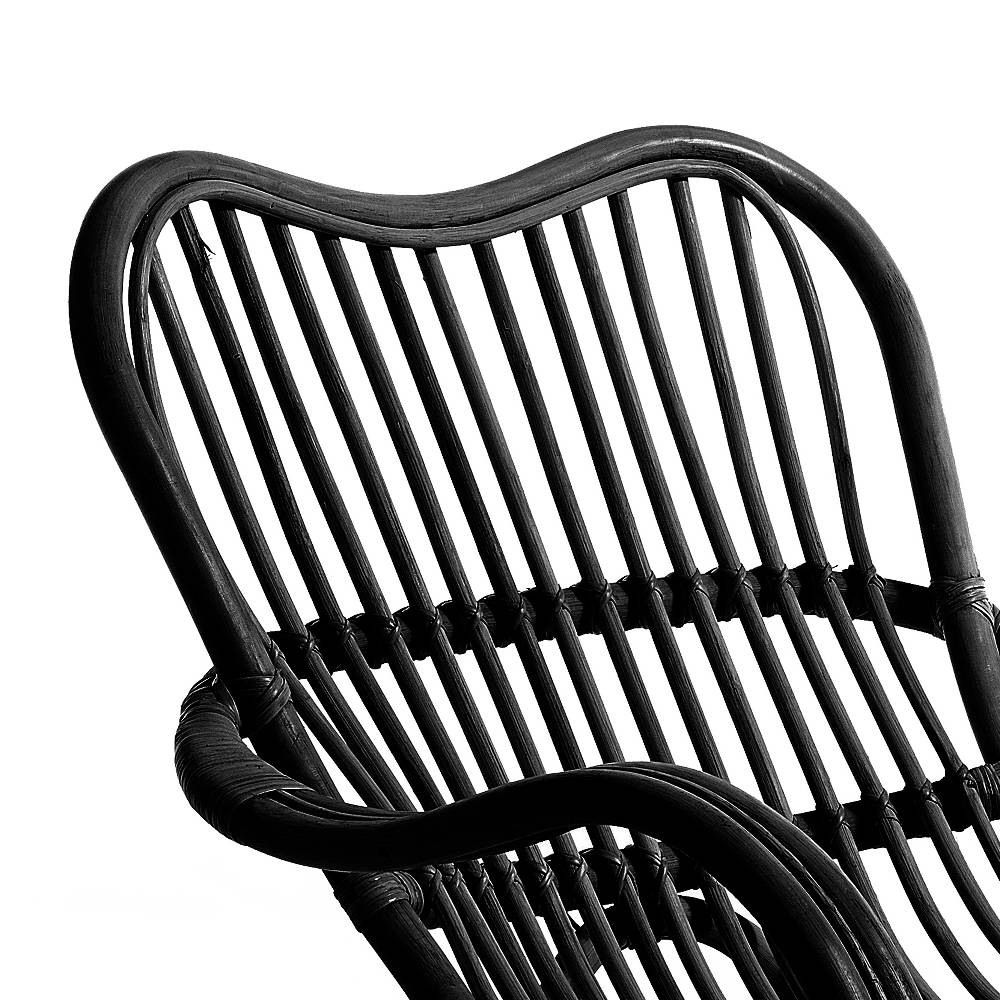 Oresteluchetta Sedia a dondolo PEACE BLACK Promozione Limitata