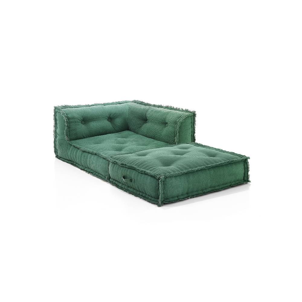 Oresteluchetta Poltrona/Chaise Longue YANTRA WAFFLE GREEN Composizione 46 Online