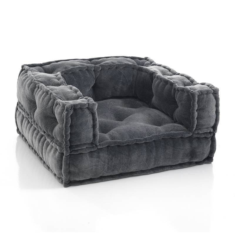 Oresteluchetta Poltrona VELLUTO YANTRA GREY