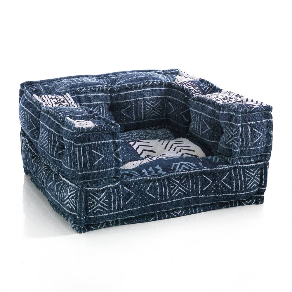 Oresteluchetta Poltrona YANTRA WHITE/BLUE PATCH