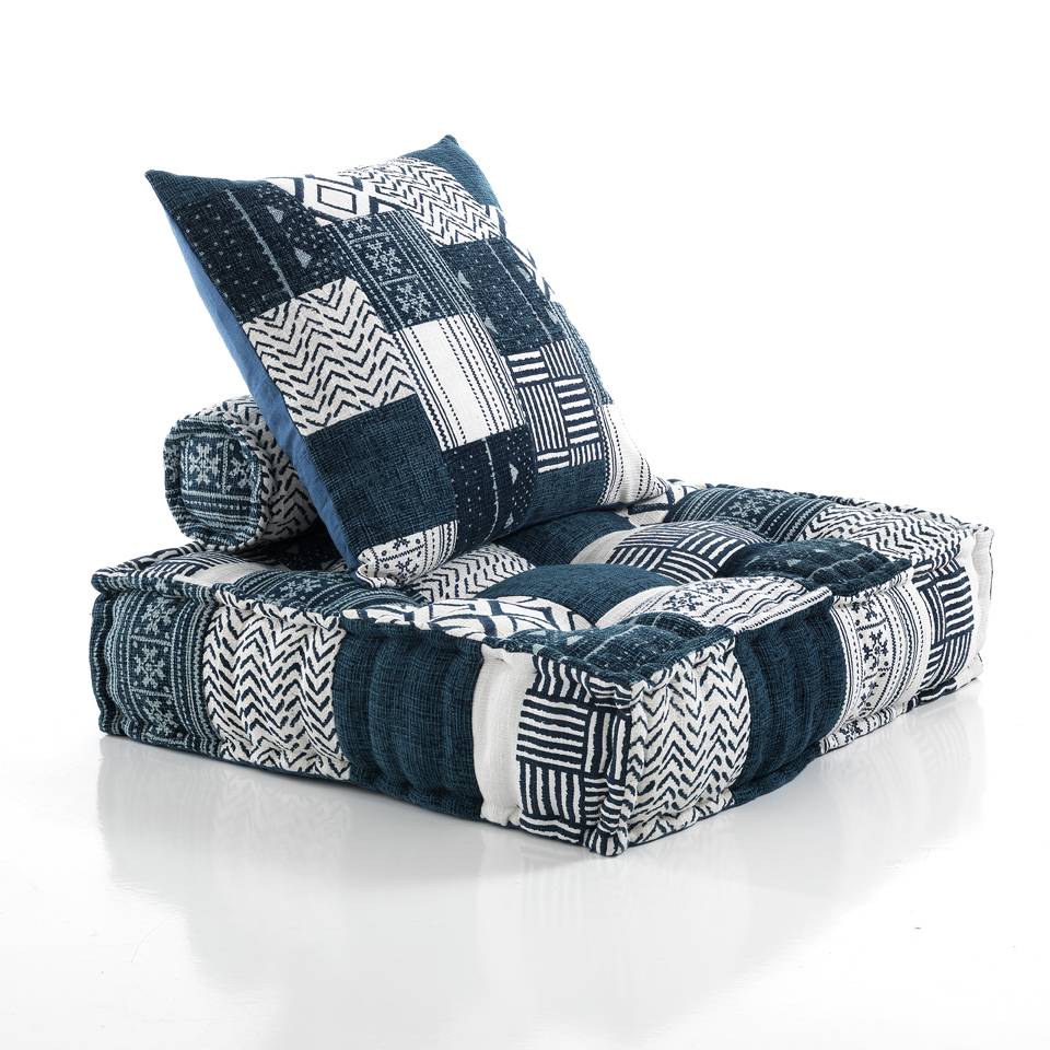 Oresteluchetta Poltrona YANTRA WHITE/BLUE composizione 01 Saldi Di Fabbrica