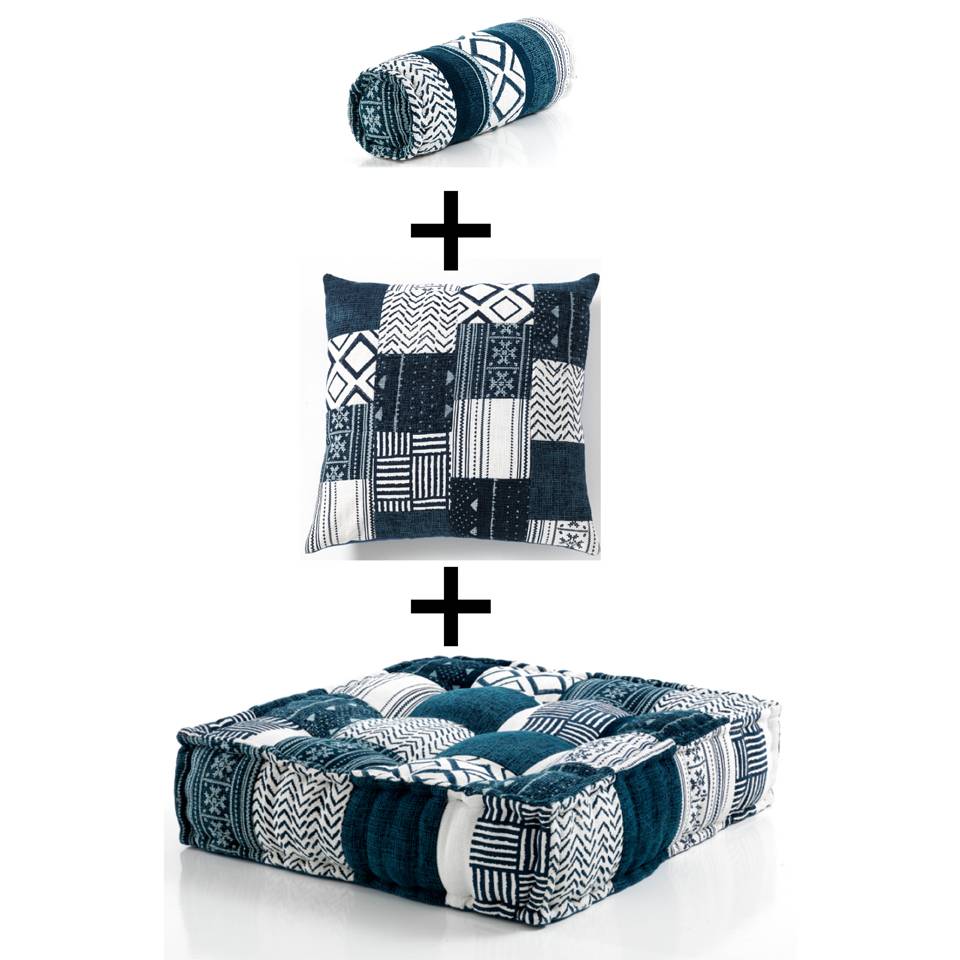 Oresteluchetta Poltrona YANTRA WHITE/BLUE composizione 01 Saldi Di Fabbrica