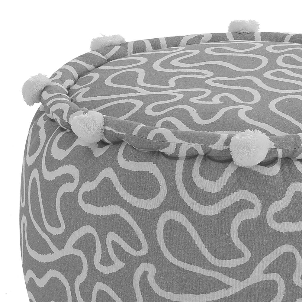 Oresteluchetta Pouf rotondo NEIGE Nuovo