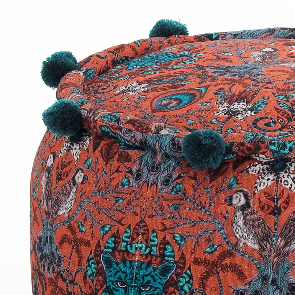 Oresteluchetta Pouf rotondo ASHA Pezzi Unici