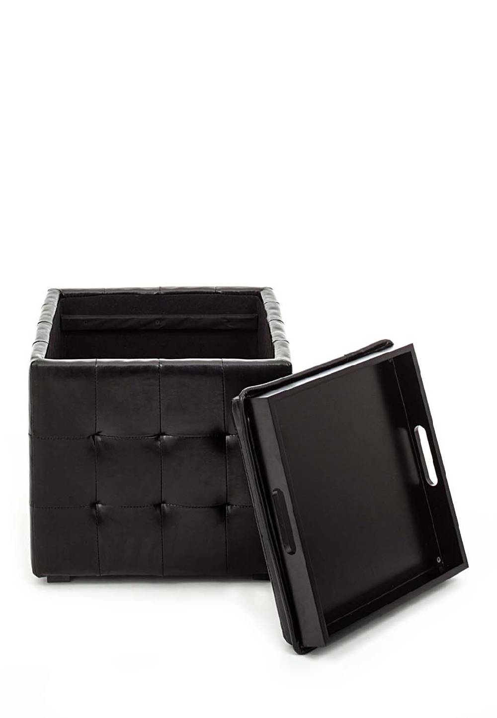 Oresteluchetta pouf poggiapiedi LOWELL BLACK Qualità Garantita