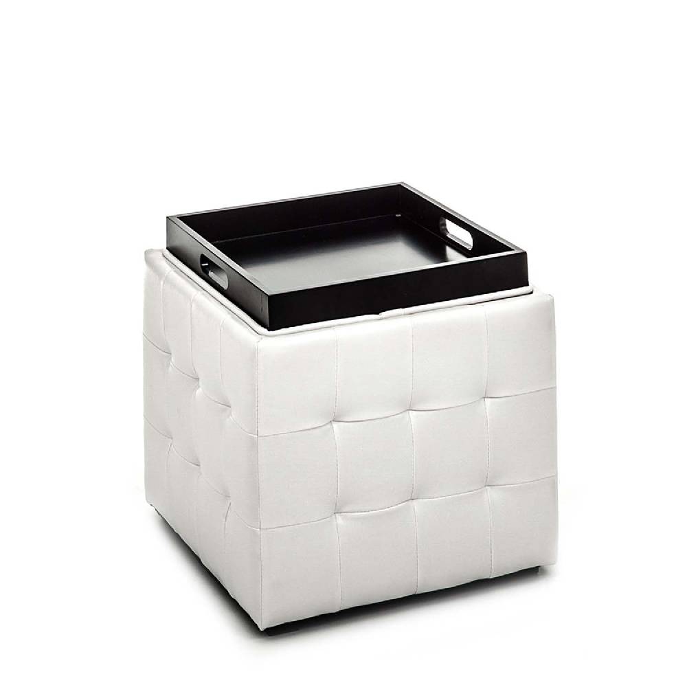 Oresteluchetta pouf poggiapiedi LOWELL WHITE Acquista Ora