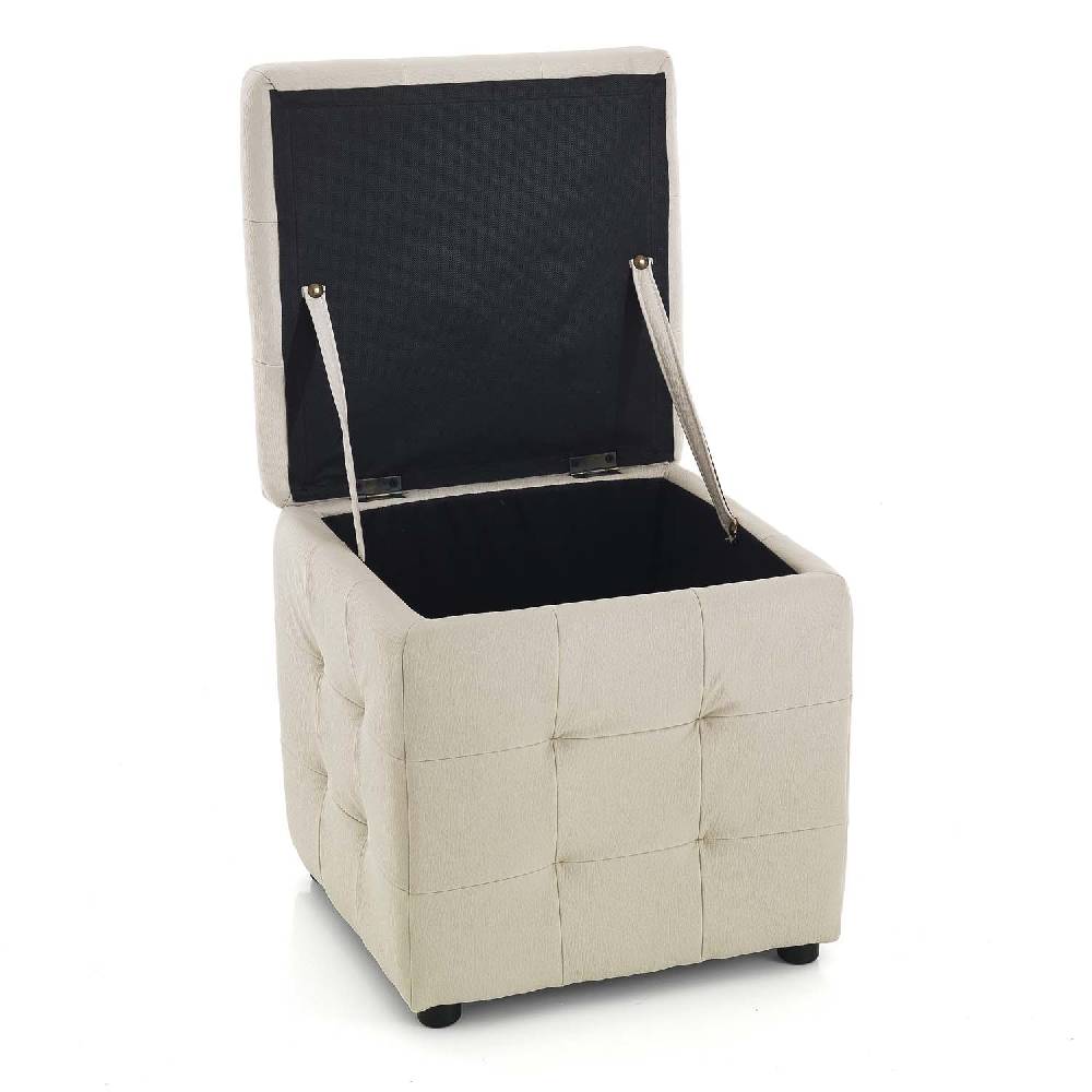 Oresteluchetta Pouf contenitore KILLEEN BEIGE Saldi
