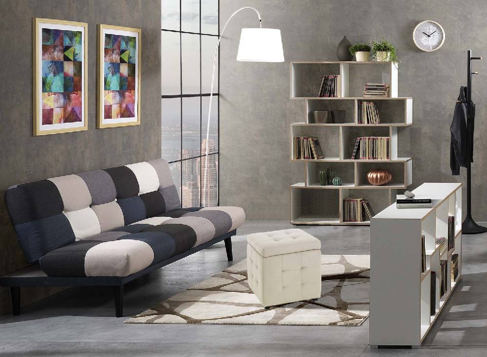 Oresteluchetta Pouf contenitore KILLEEN BEIGE Saldi