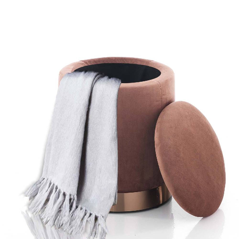 Oresteluchetta Pouf imbottito contenitore OHIO PINK Affare Del Giorno