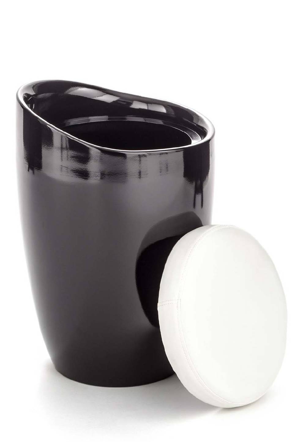Oresteluchetta pouf/contenitore MONO BLACK Prezzo Ridotto