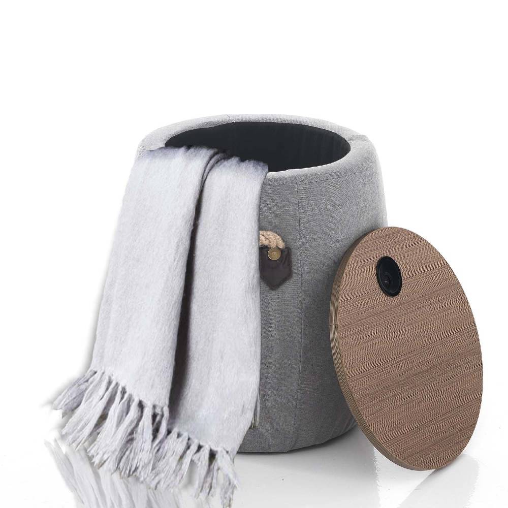 Oresteluchetta Pouf contenitore ANCHOR GREY In Vendita