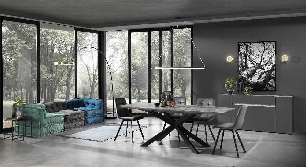 Oresteluchetta Pouf quadrato BLUE Convenienza