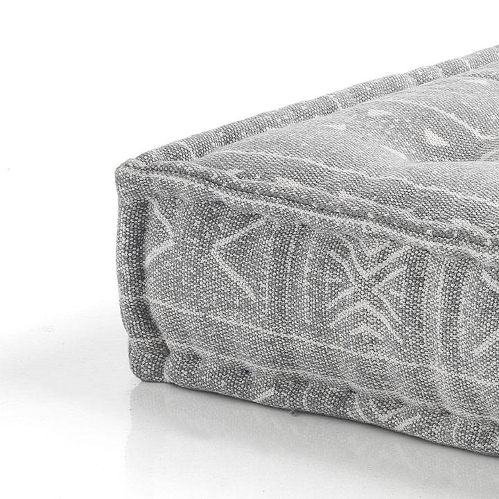 Oresteluchetta Pouf rettangolare YANTRA GREY Online