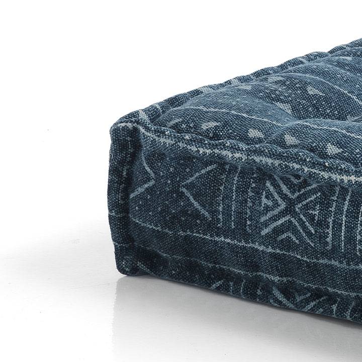 Oresteluchetta Pouf rettangolare YANTRA BLUE Outlet