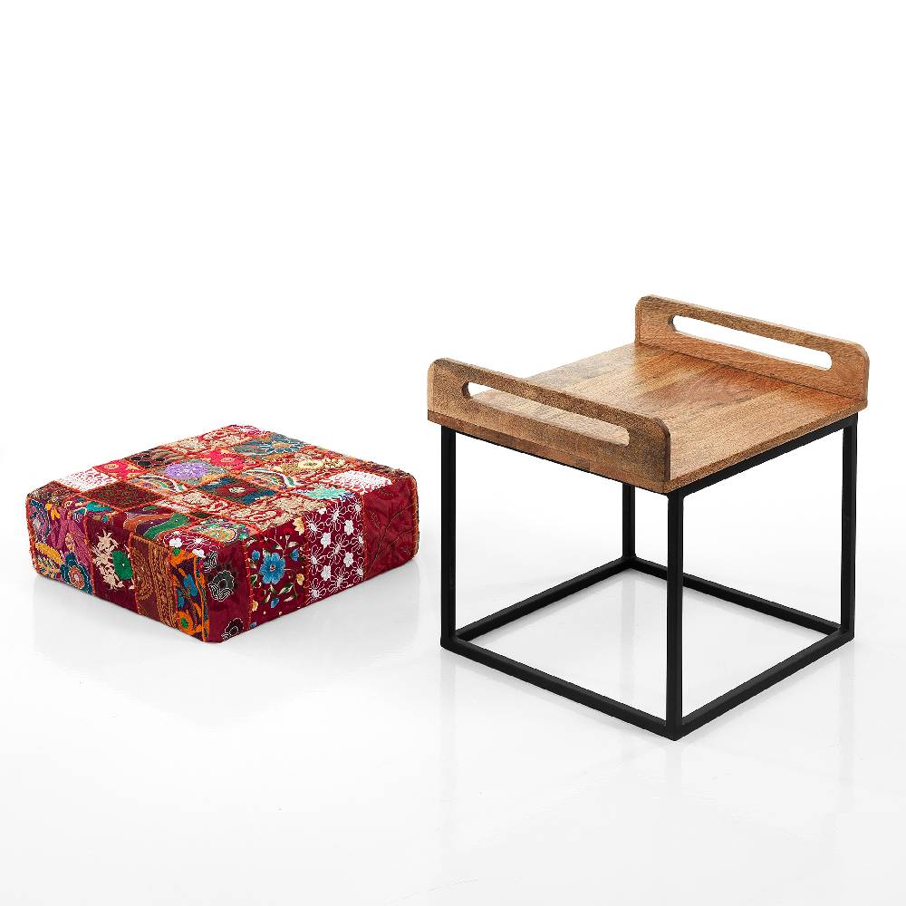 Oresteluchetta Pouf / Tavolino YANTRA RED PATCH Promozione temporanea