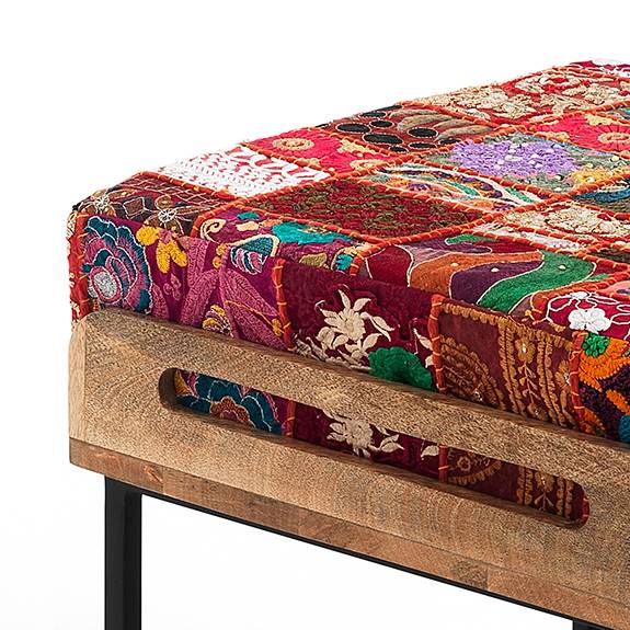 Oresteluchetta Pouf / Tavolino YANTRA RED PATCH Promozione temporanea