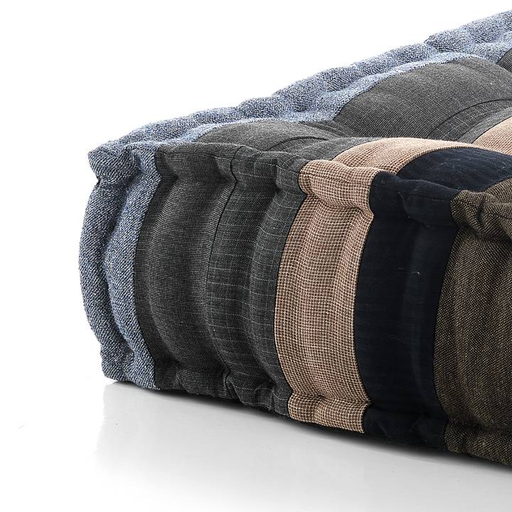 Oresteluchetta Pouf quadrato YANTRA STRIPES 2025