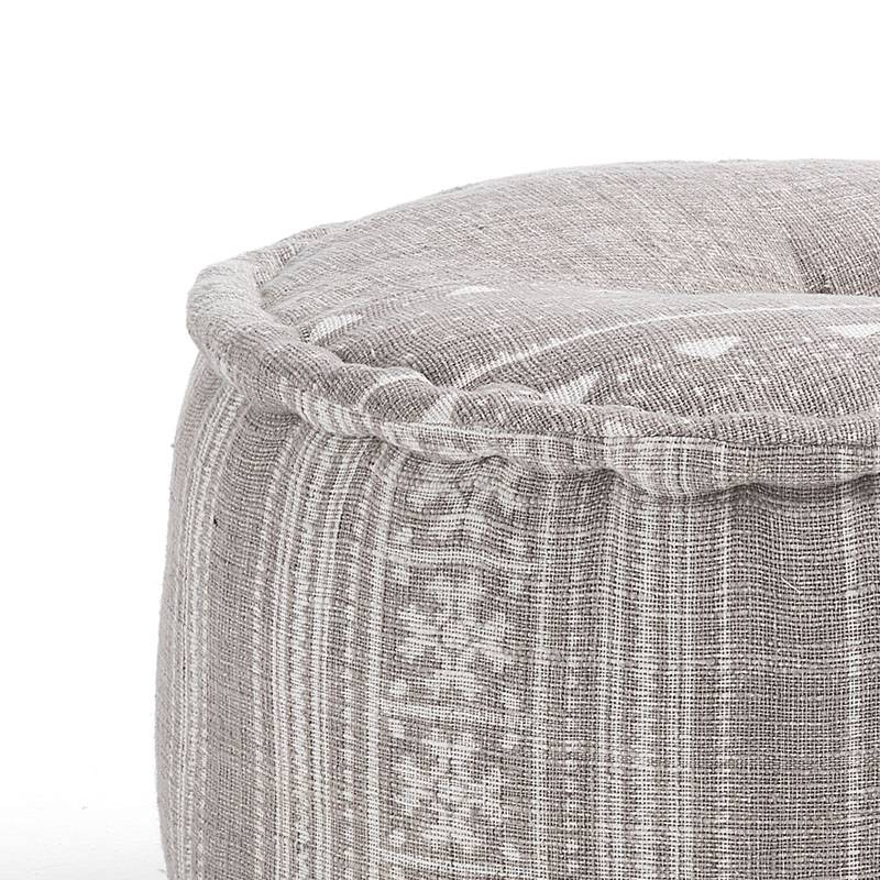 Oresteluchetta Pouf rotondo YANTRA BROWN Soddisfazione Garantita