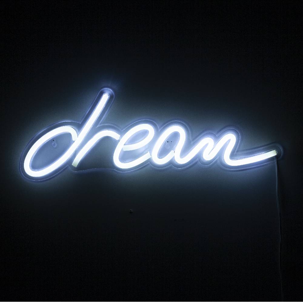 Oresteluchetta SCRITTA LUMINOSA DA PARETE DREAM Promozione Limitata