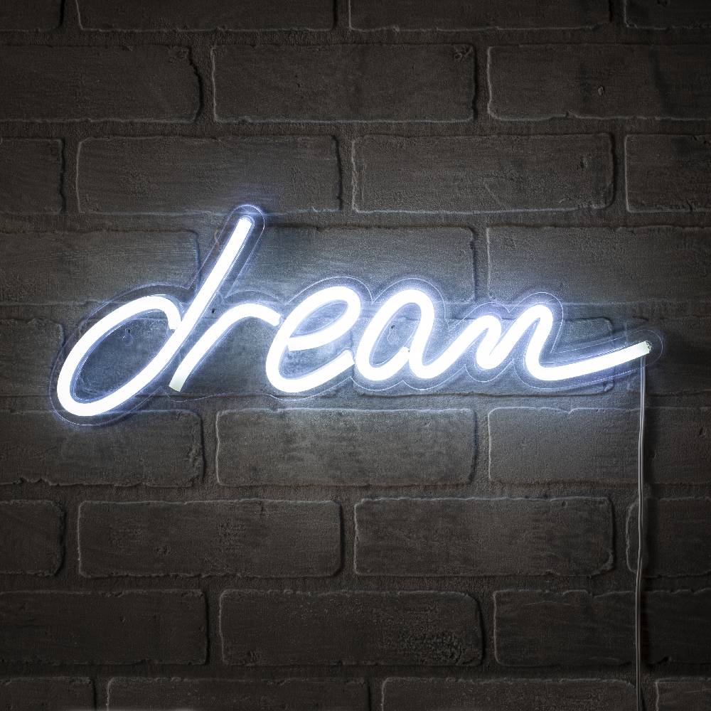 Oresteluchetta SCRITTA LUMINOSA DA PARETE DREAM Promozione Limitata