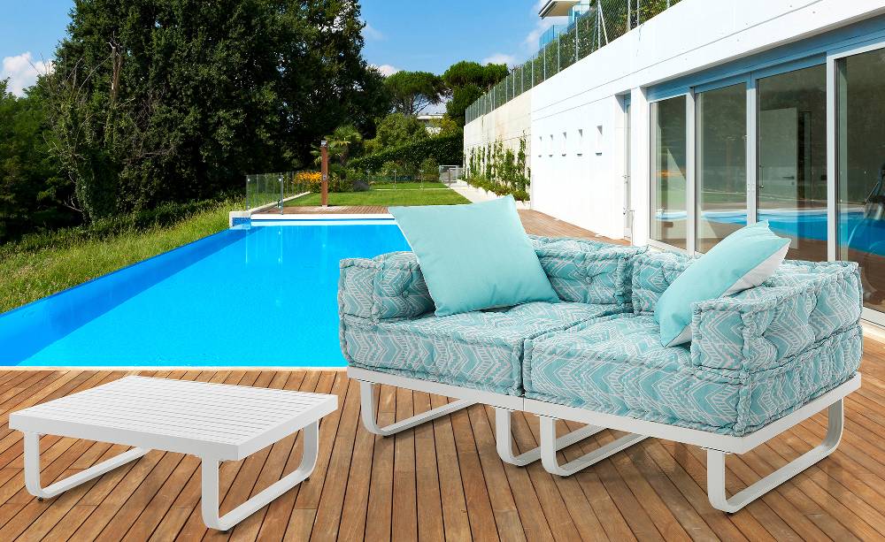 Oresteluchetta Divano 2 posti ARON OUTDOOR Composizione 60 Prezzo Ridotto