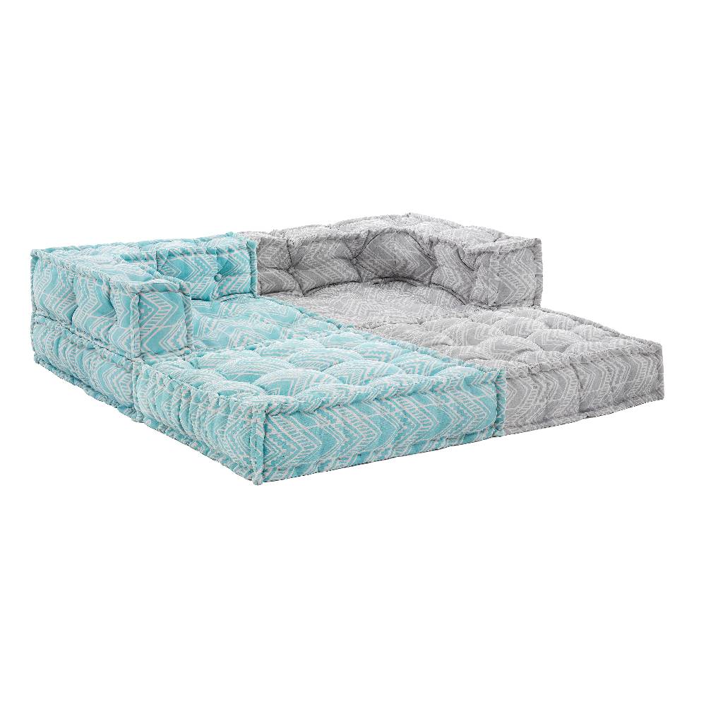 Oresteluchetta Divano 2 posti OUTDOOR IKAT MINT & GREY Composizione 57 Offerta