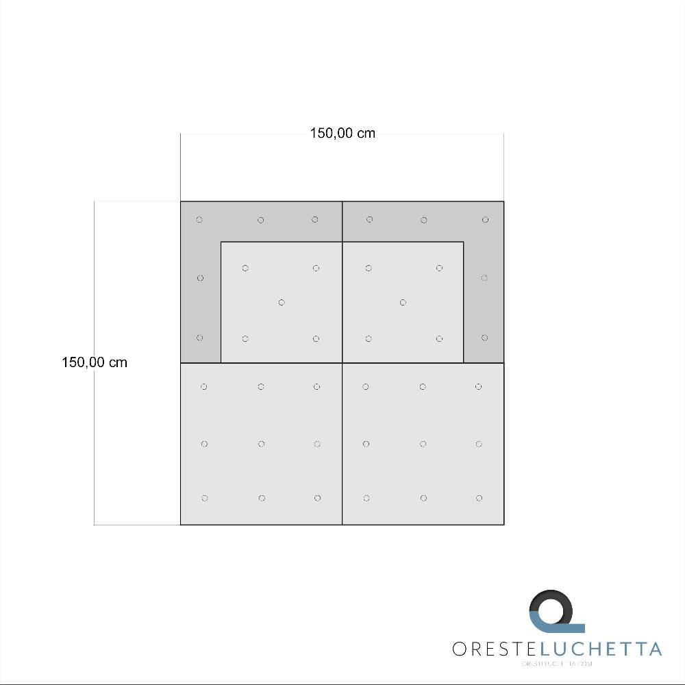 Oresteluchetta Divano 2 posti OUTDOOR IKAT MINT & GREY Composizione 57 Offerta
