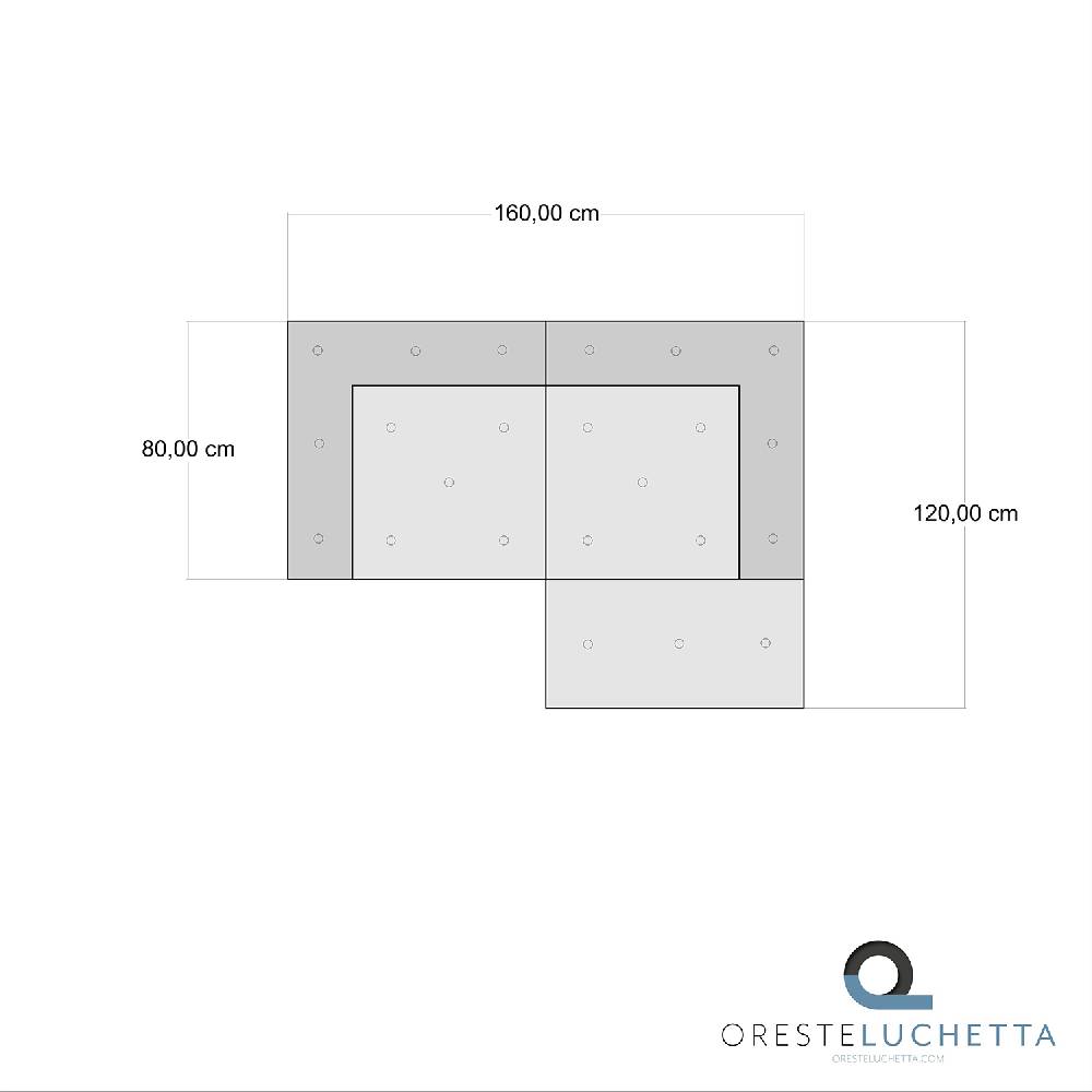 Oresteluchetta Divano 2 posti MAXI YANTRA Vendita Calda