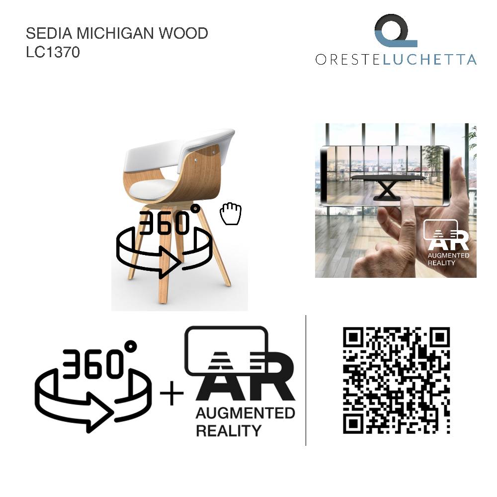 Oresteluchetta SEDIA MICHIGAN WOOD Fino Al -60%