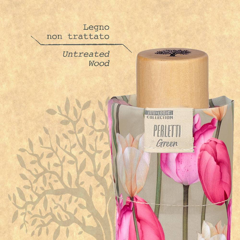 Perletti Ombrello Green Manuale Tulipani Rosa In Saldo