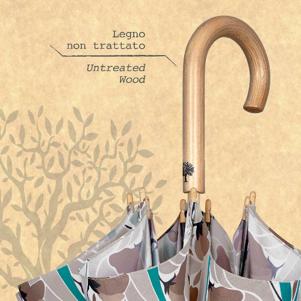 Perletti Ombrello Green Lungo Acquerello Nuova