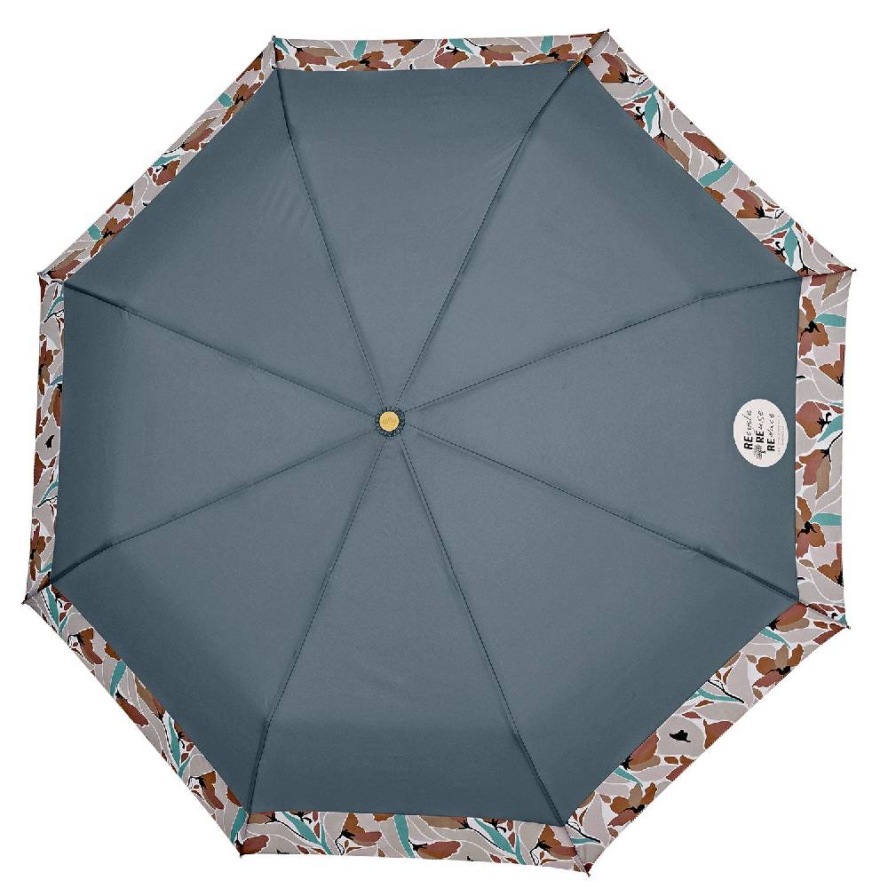 Perletti Ombrello Green con Bordo Floreale Spedizione Gratuita