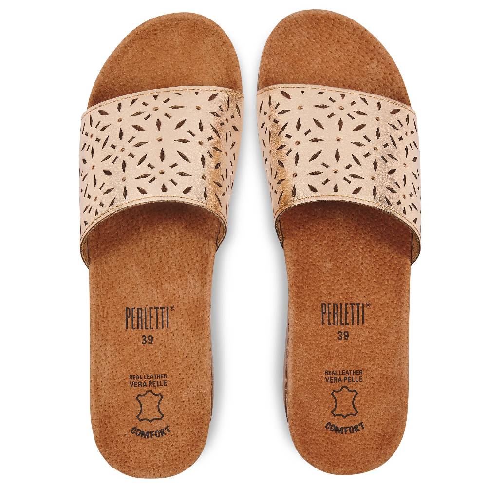 Perletti Zeppe con Fascia Metal Saldi Di Fabbrica