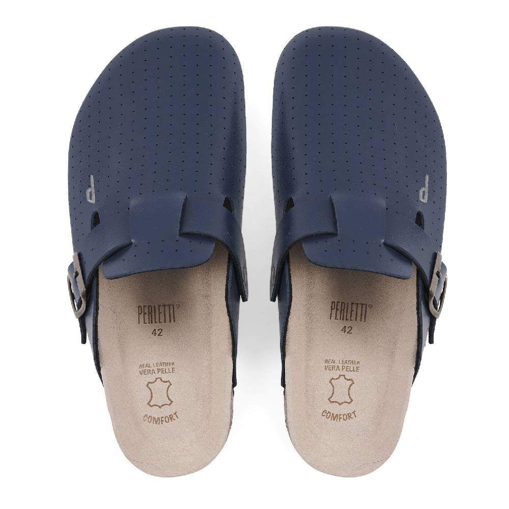 Perletti Pantofole Comfort Traforate Uomo Italia