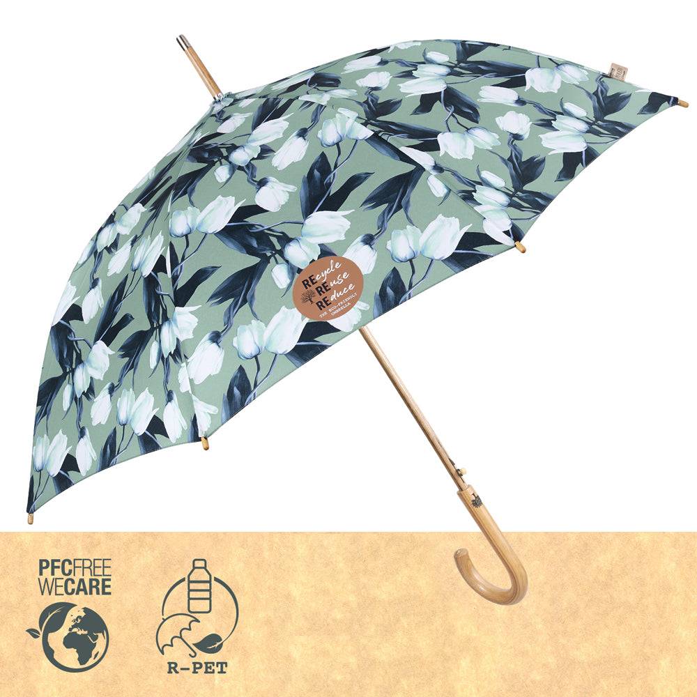 Perletti Ombrello Green Lungo Tulipani Vendita Economica