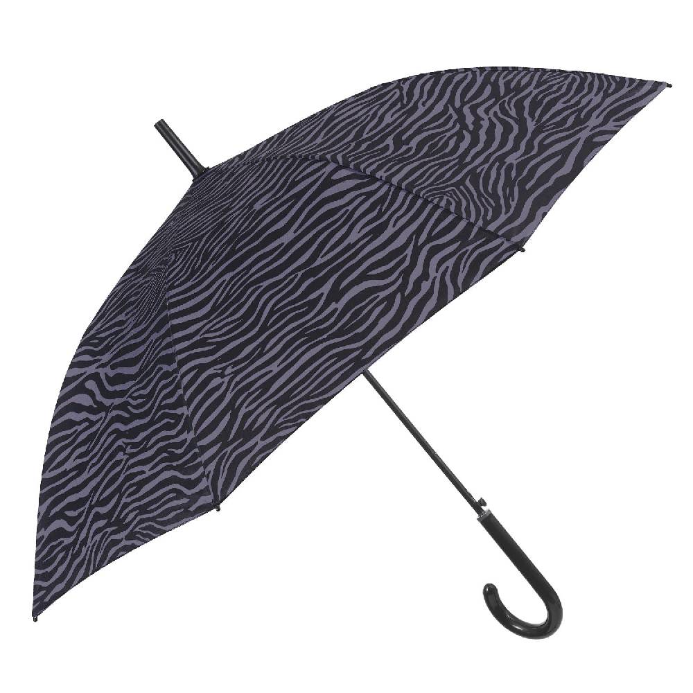 Perletti Ombrello Lungo Animalier Zebrato