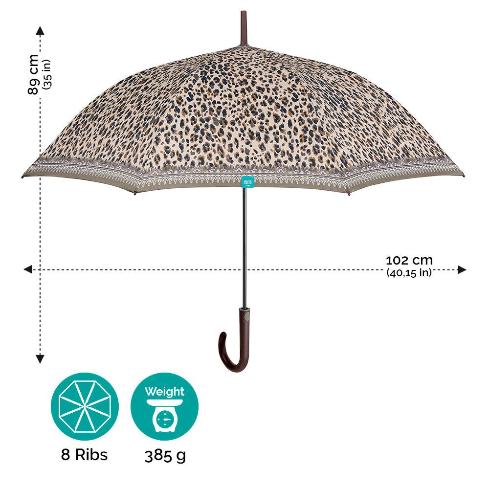 Perletti Ombrello Lungo Animalier Leopardato Fino Al -60%