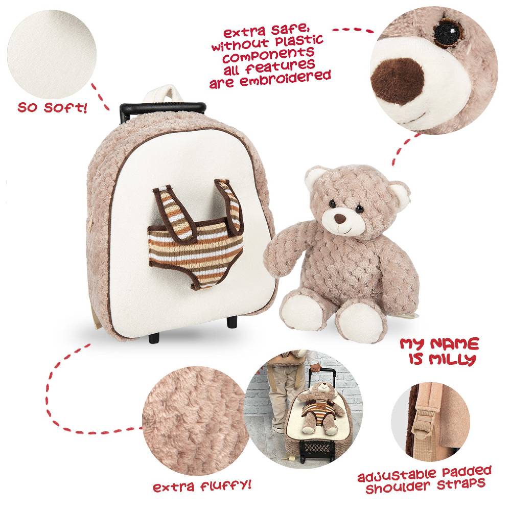 Perletti Trolley Morbido con Peluche Offerta