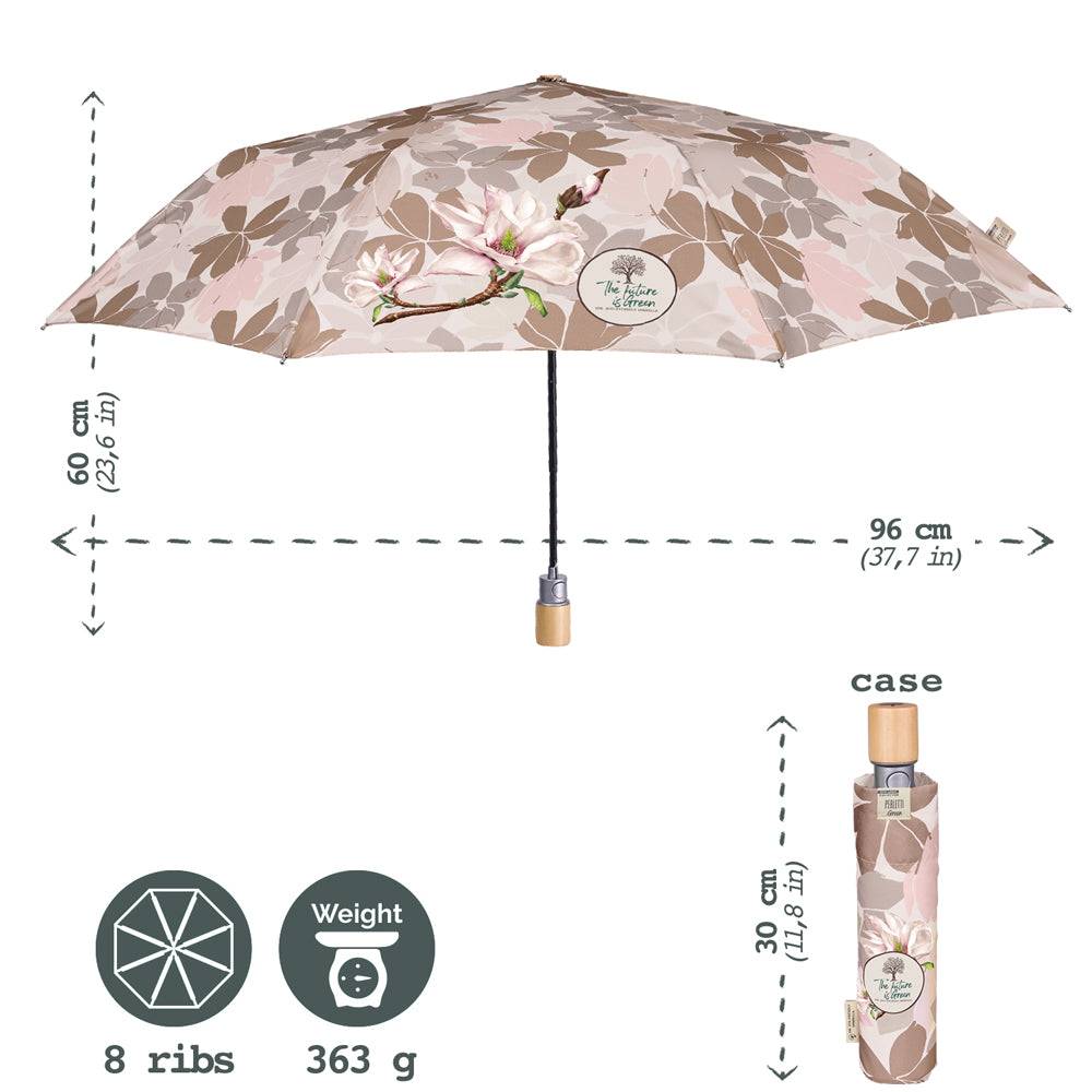 Perletti Ombrello Green Automatico Orchidea Qualità Garantita