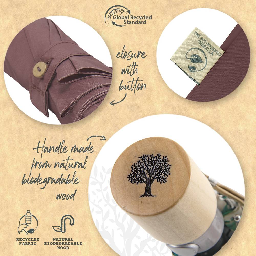Perletti Ombrello Green Pieghevole Beige Shopping Online