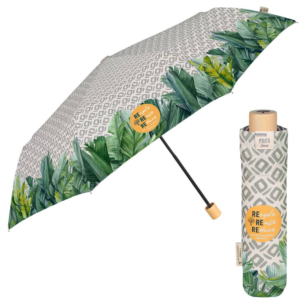 Perletti Ombrello Green Eco Friendly con Palme