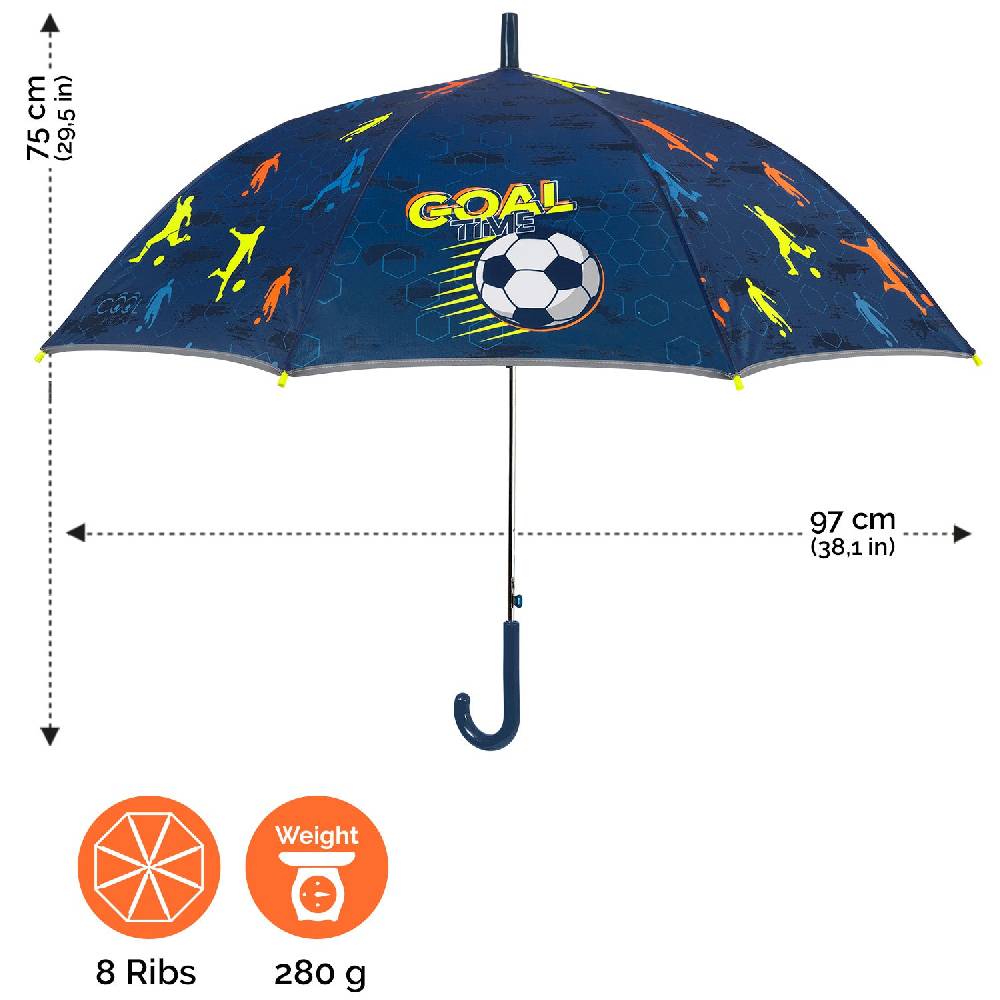 Perletti Ombrello Football Bambino Automatico Sconto