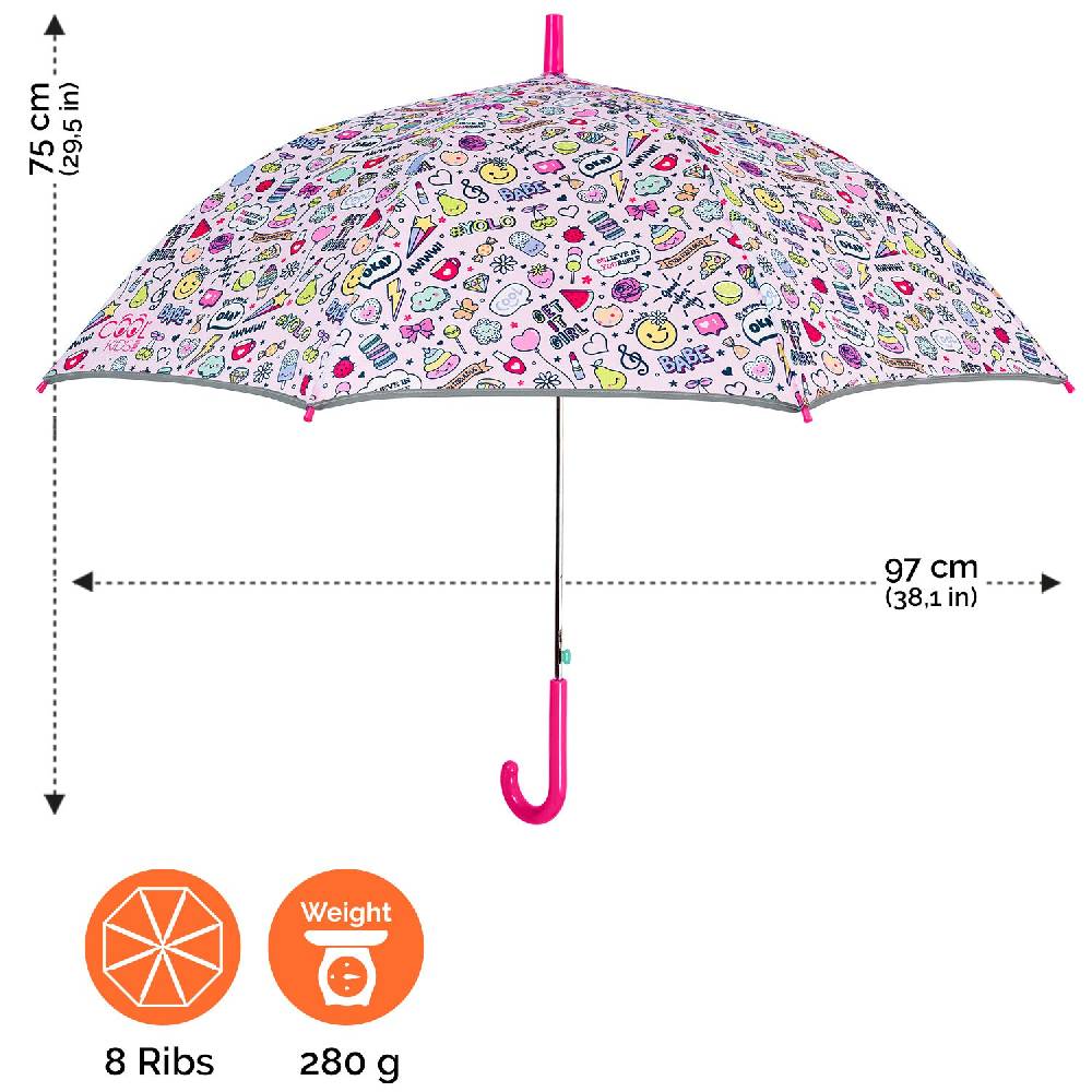Perletti Ombrello Stickers Bambina Automatico Online