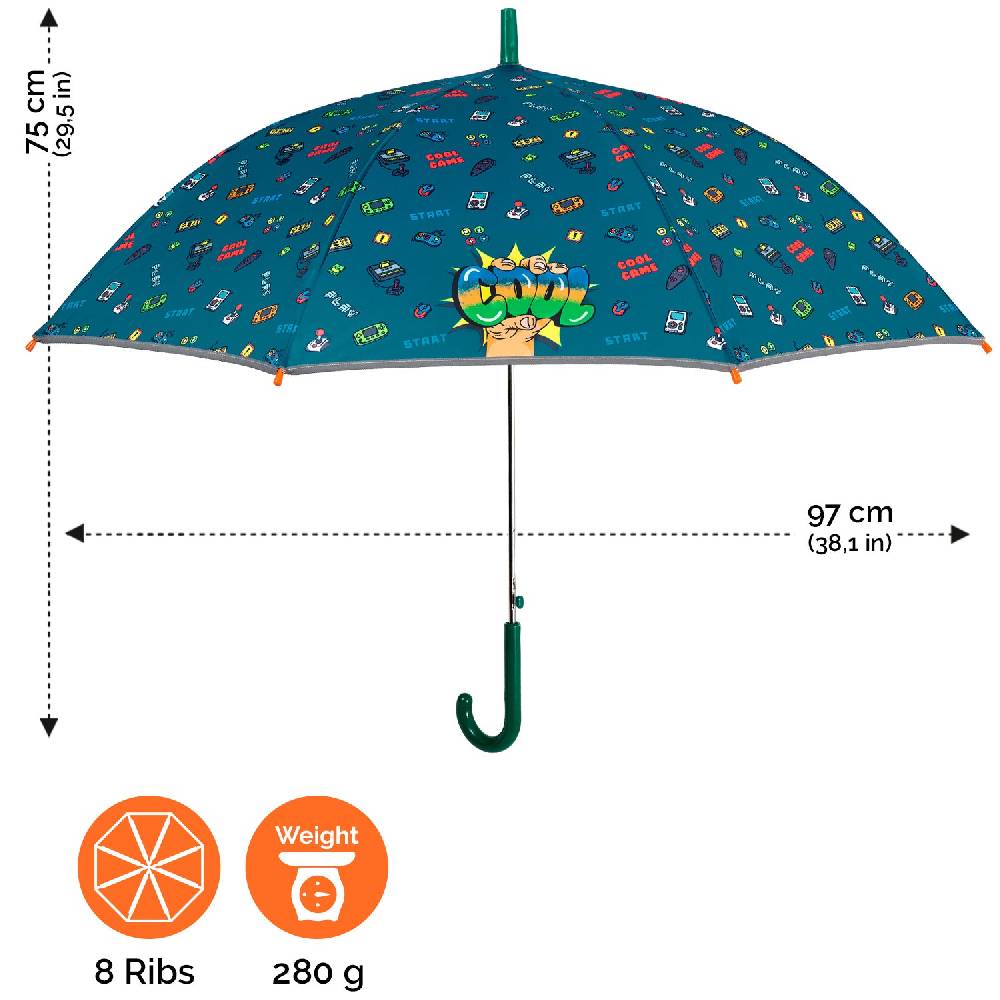 Perletti Ombrello Gaming Bambino Automatico In Linea