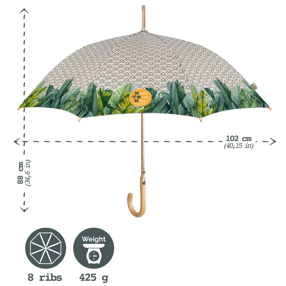 Perletti Ombrello Green Lungo Palme Consegna Veloce